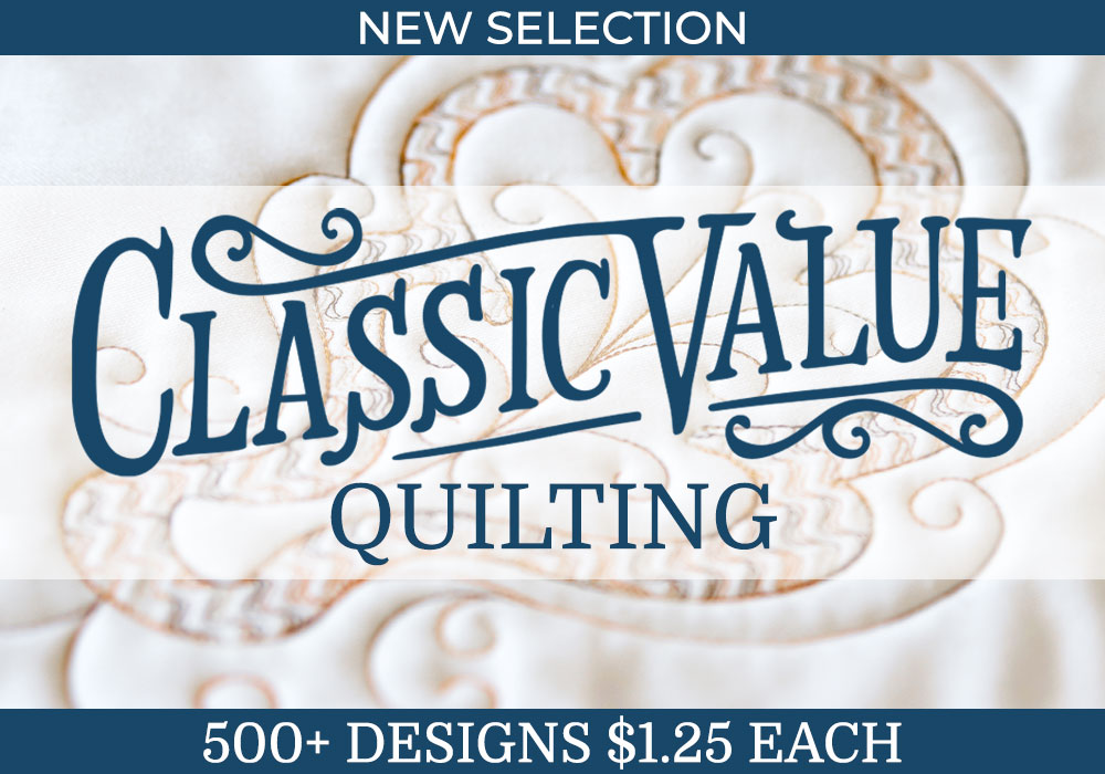 Classic Value Quilting - $1.25 each - image features: oak leaf 