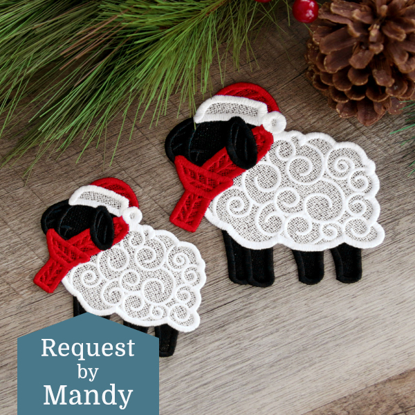 Request of the Week - image features: lace sheep - requested by Mandy