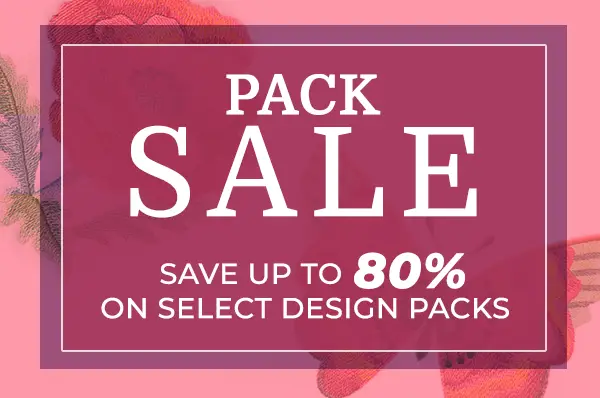 Pack Sale - up to 80% off - click here to shop