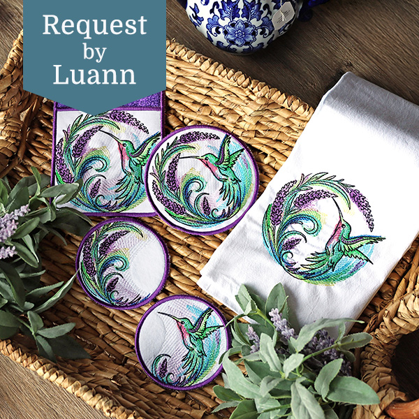 Hummingbird kitchen set - requested by Luann - click here to shop
