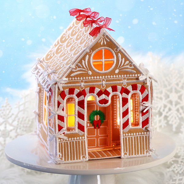 Christmas Favorites - image features: Christmas gingerbread machine embroidery - click here to shop