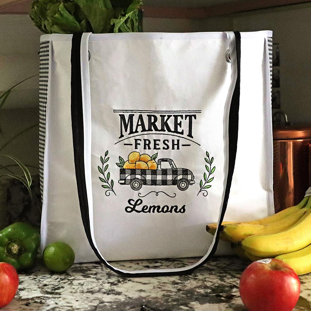 Go Green tote tutorial - click here to learn more