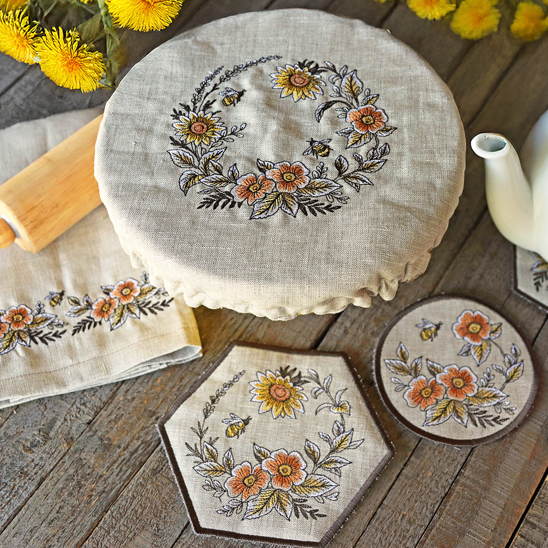 Countryside collection - image features: bees & blooms kitchen set - click here to shop