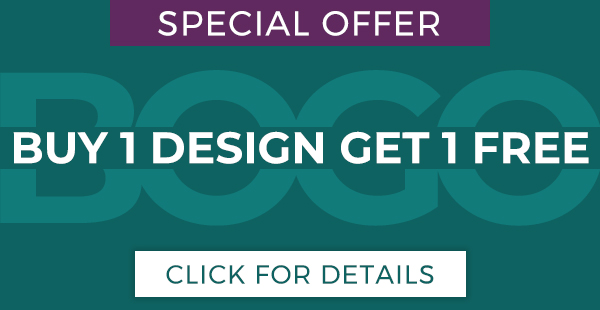 Buy 1 design get 1 free 