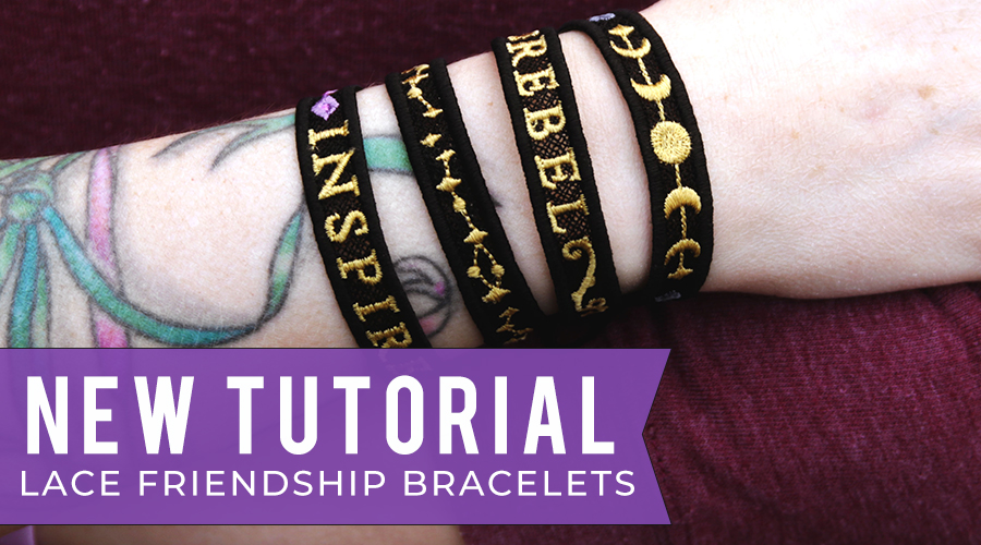 Lace Friendshgip Bracelet Tutorial 