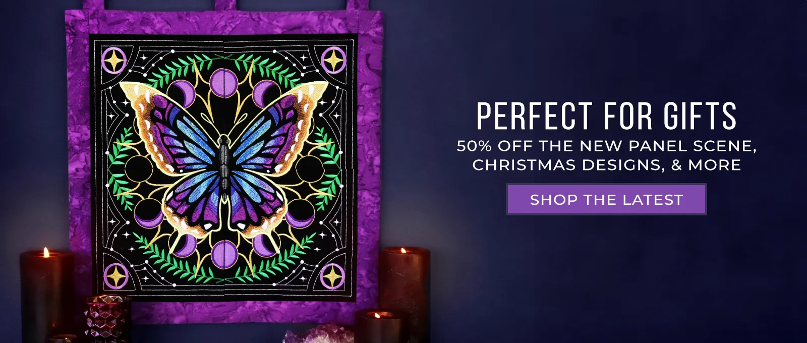 Perfect for Gifts - 50% off - image features: Celestial Butterfly wall hanging