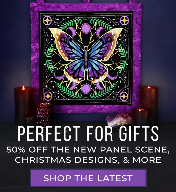 Perfect for Gifts - 50% off - image features: Celestial Butterfly wall hanging