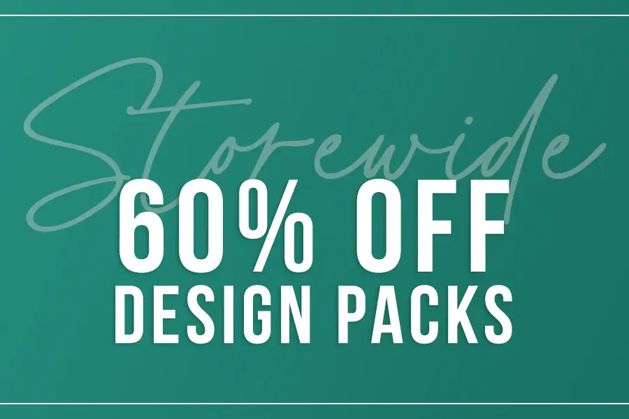 Pack Sale - 60% off - click here to shop