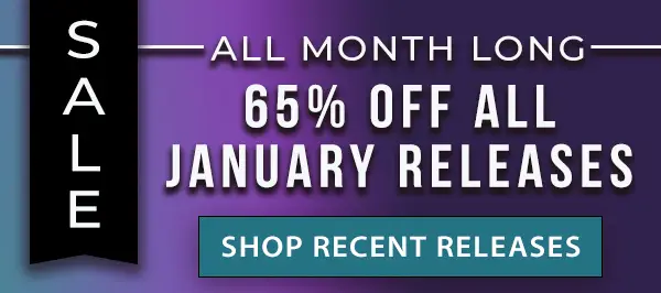 65% off January Releases - click here to shop