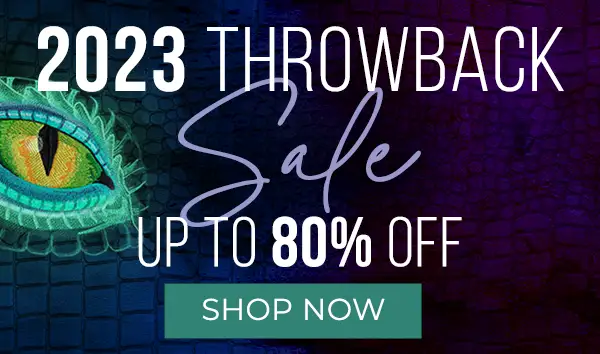 2023 throwback sale - up to 80% off - click here to shop